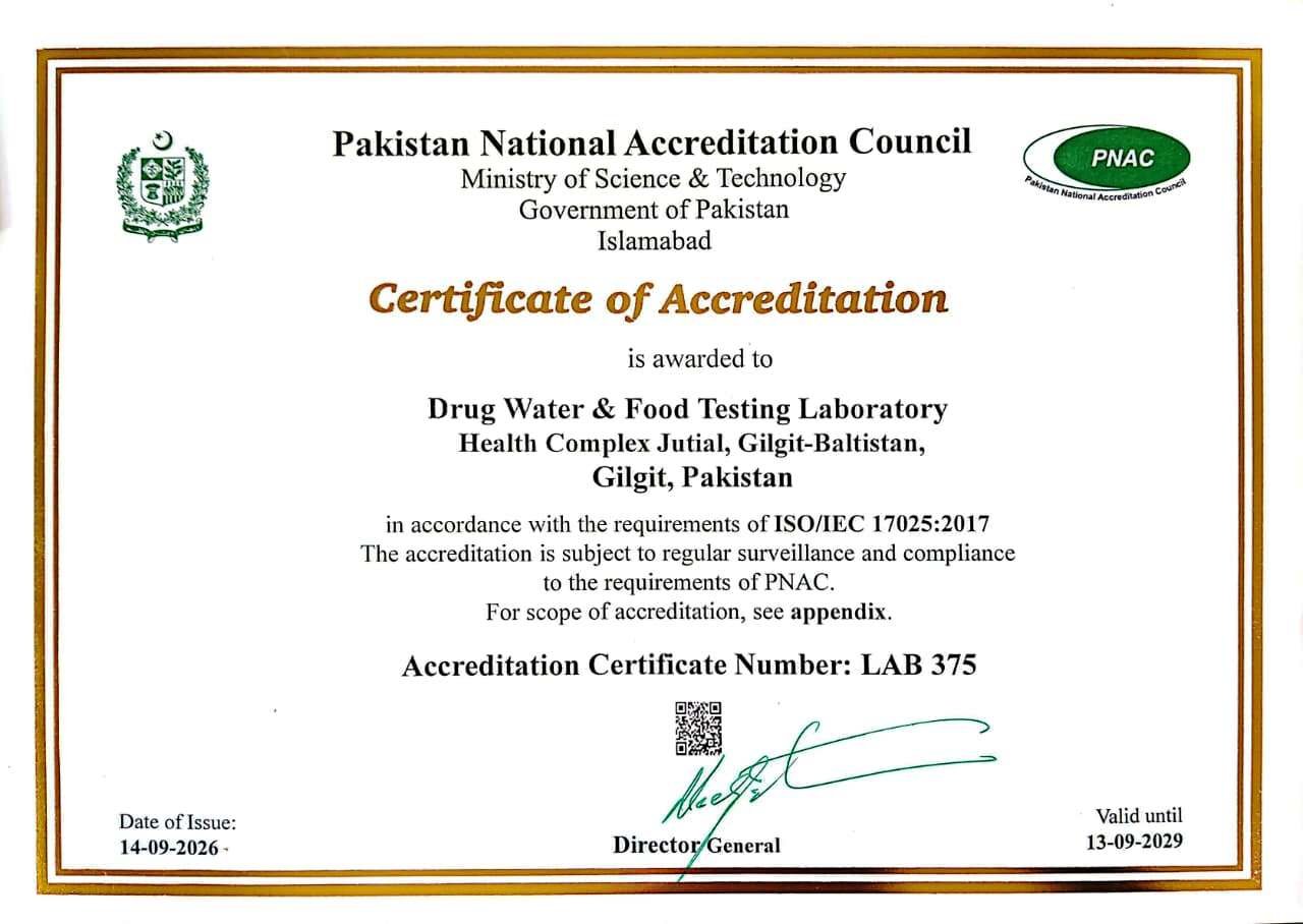 Major Milestone: Drug, Water & Food Testing Laboratory, GB Achieves ISO/IEC 17025:2017 Accreditation by PNAC